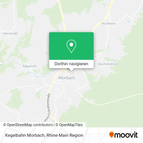 Kegelbahn Morbach Karte