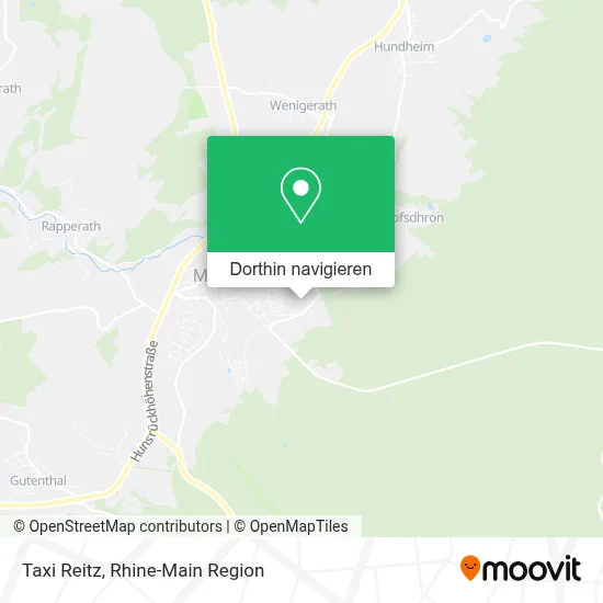 Taxi Reitz Karte