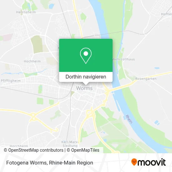 Fotogena Worms Karte