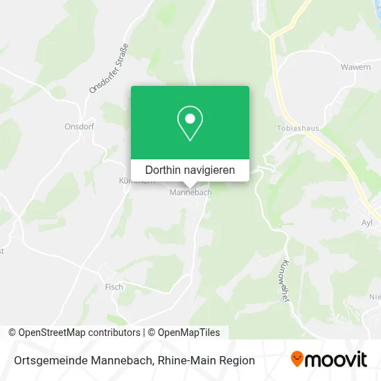 Ortsgemeinde Mannebach Karte