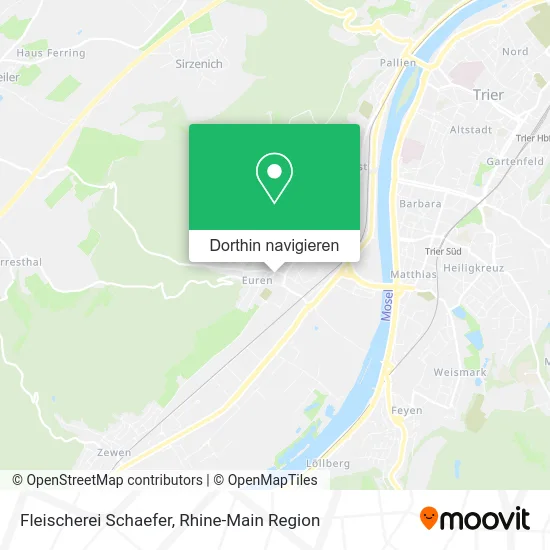 Fleischerei Schaefer Karte