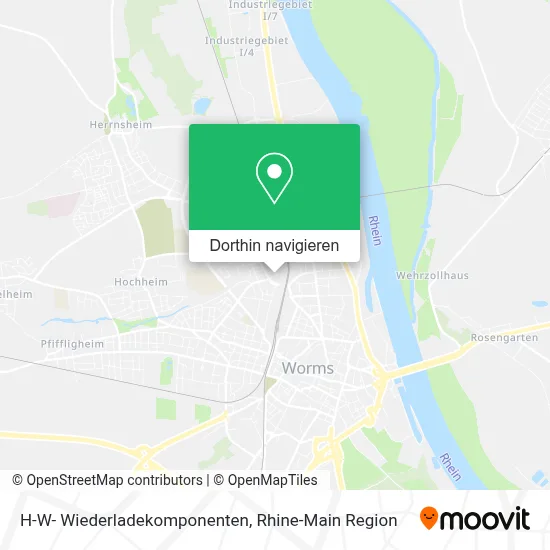 H-W- Wiederladekomponenten Karte