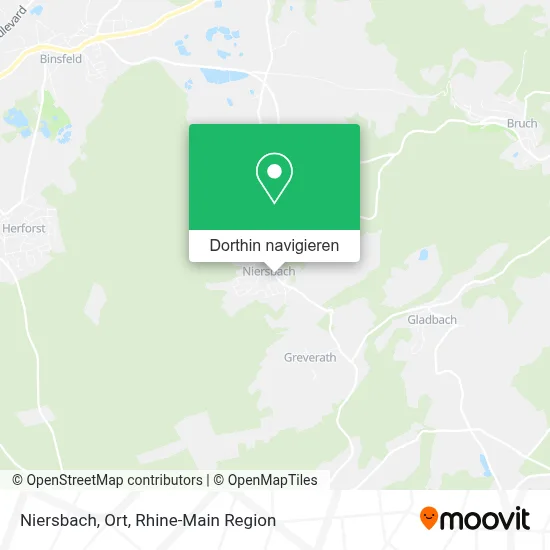 Niersbach, Ort Karte