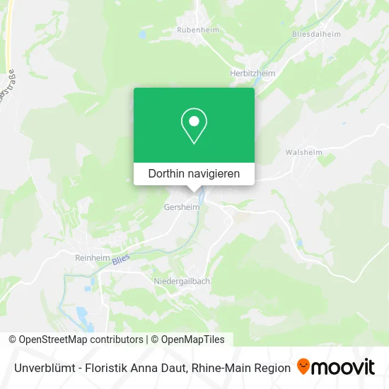 Unverblümt - Floristik Anna Daut Karte