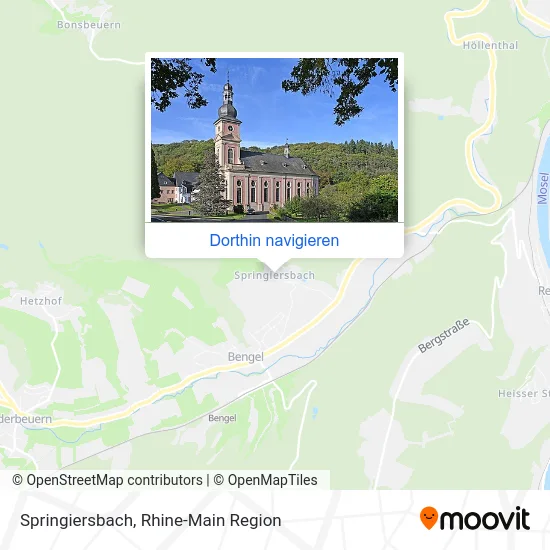 Springiersbach Karte