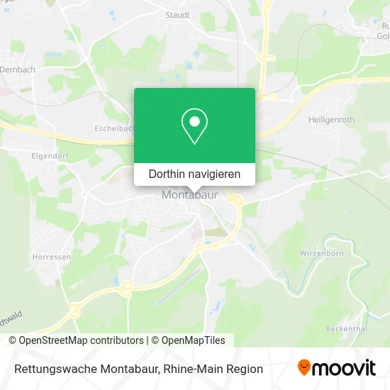 Rettungswache Montabaur Karte