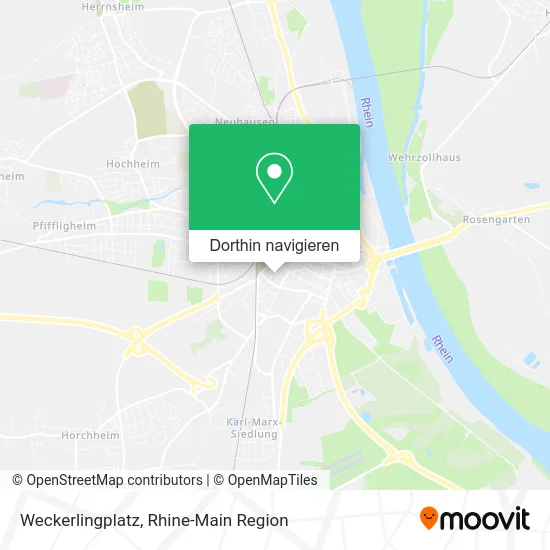 Weckerlingplatz Karte