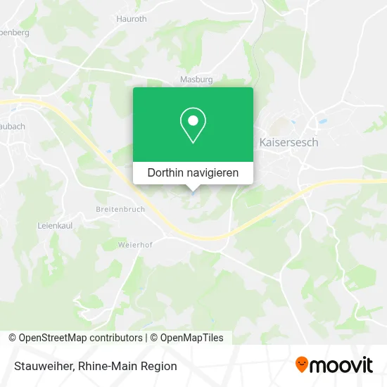 Stauweiher Karte