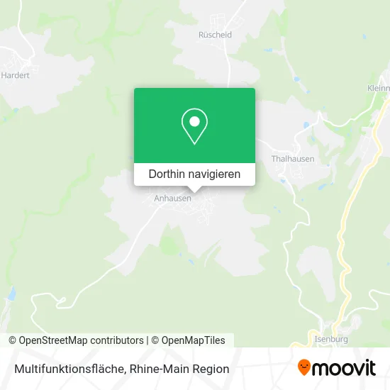 Multifunktionsfläche Karte