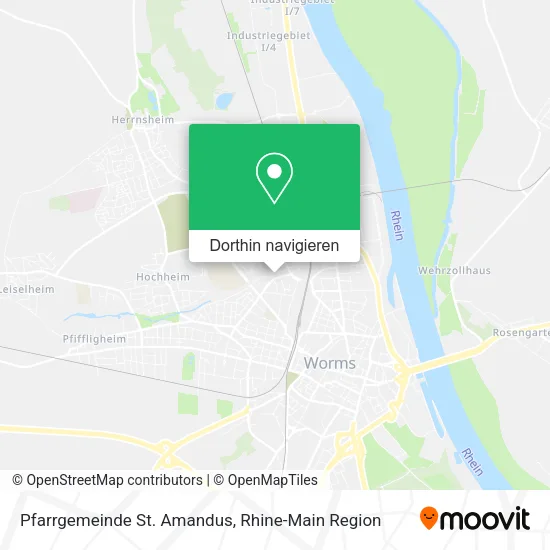 Pfarrgemeinde St. Amandus Karte