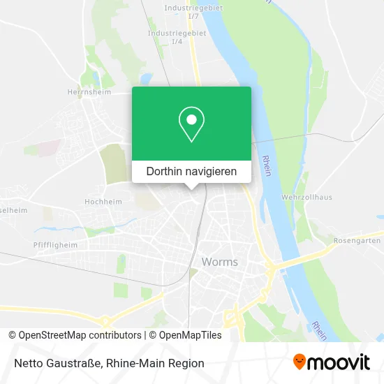 Netto Gaustraße Karte