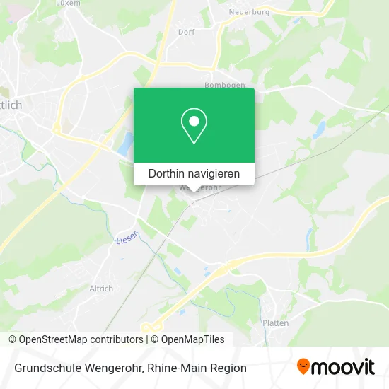 Grundschule Wengerohr Karte