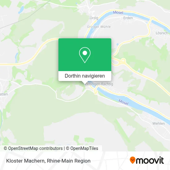 Kloster Machern Karte