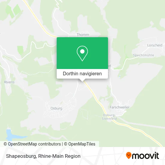 Shapeosburg Karte