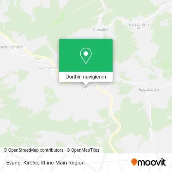 Evang. Kirche Karte