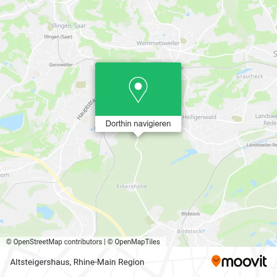 Altsteigershaus Karte