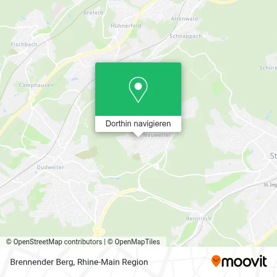 Brennender Berg Karte