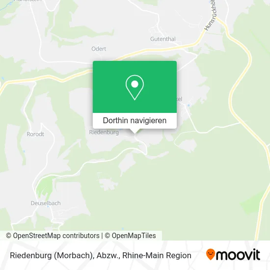 Riedenburg (Morbach), Abzw. Karte