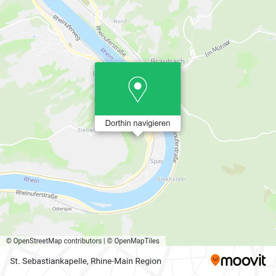 St. Sebastiankapelle Karte