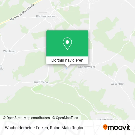 Wacholderheide Folken Karte