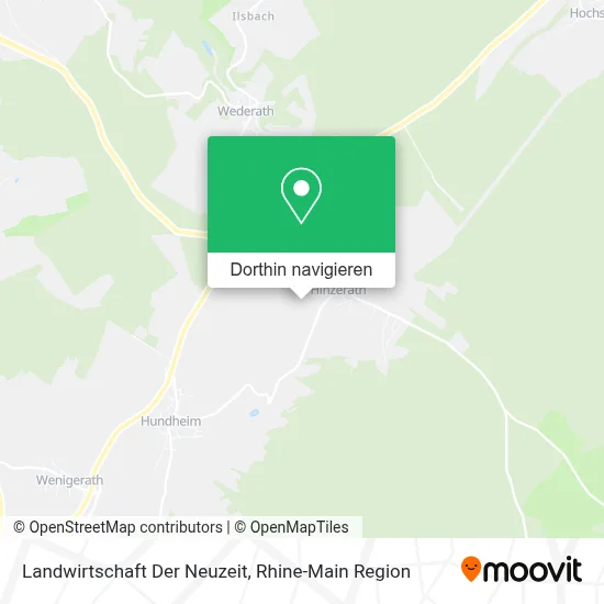 Landwirtschaft Der Neuzeit Karte