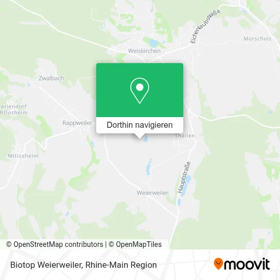 Biotop Weierweiler Karte
