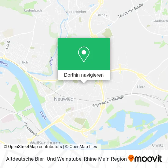 Altdeutsche Bier- Und Weinstube Karte