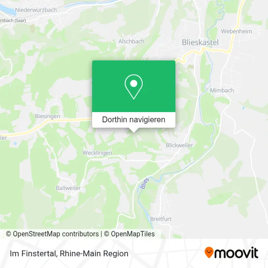 Im Finstertal Karte