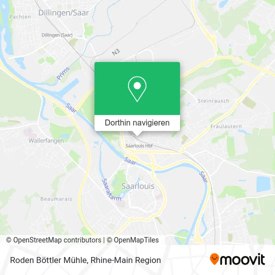 Roden Böttler Mühle Karte