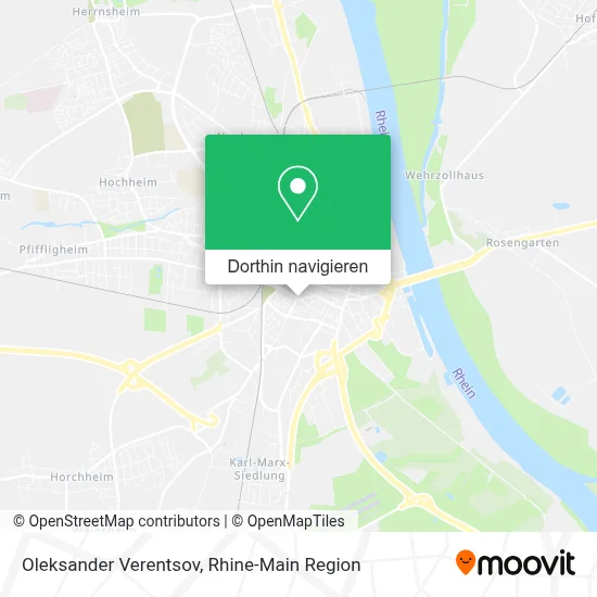 Oleksander Verentsov Karte