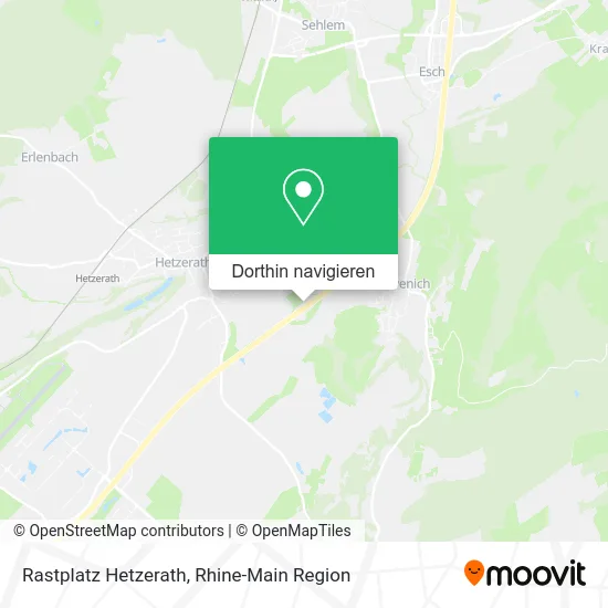 Rastplatz Hetzerath Karte