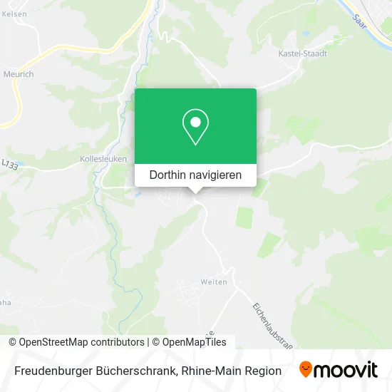 Freudenburger Bücherschrank Karte