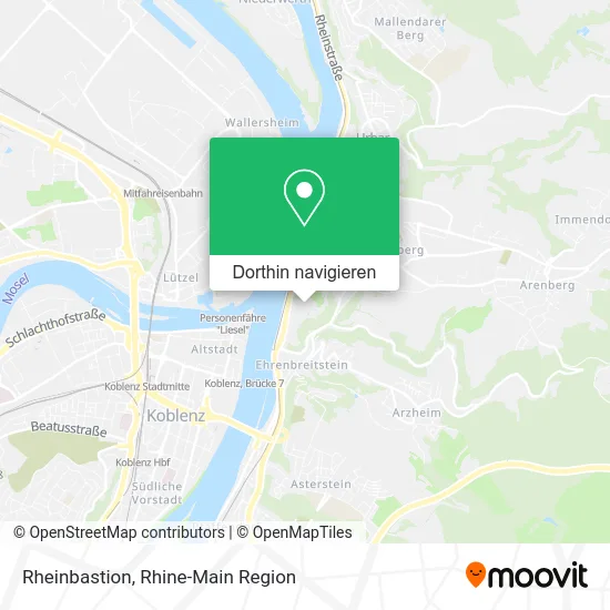 Rheinbastion Karte