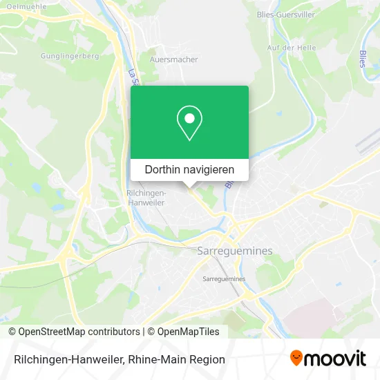 Rilchingen-Hanweiler Karte