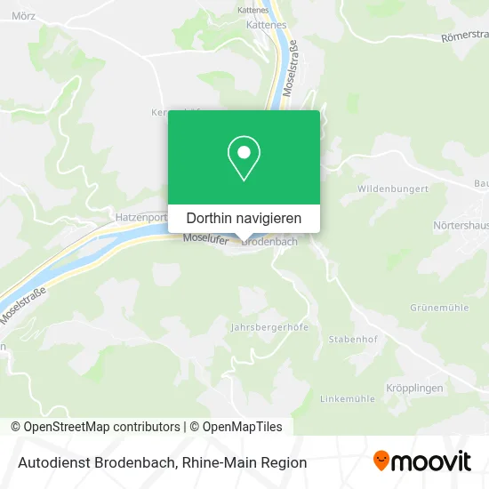 Autodienst Brodenbach Karte