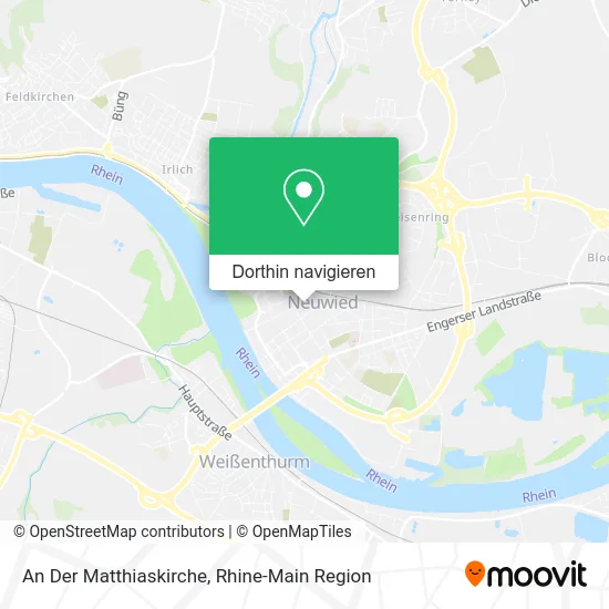 An Der Matthiaskirche Karte