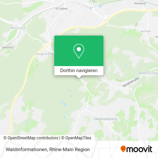 Waldinformationen Karte