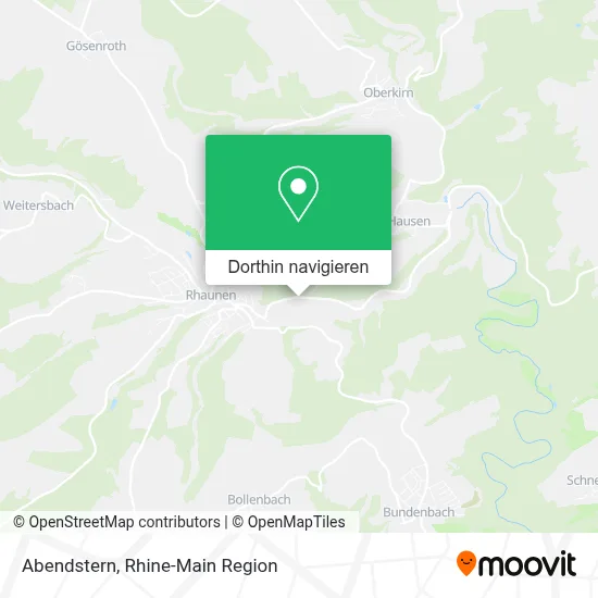 Abendstern Karte