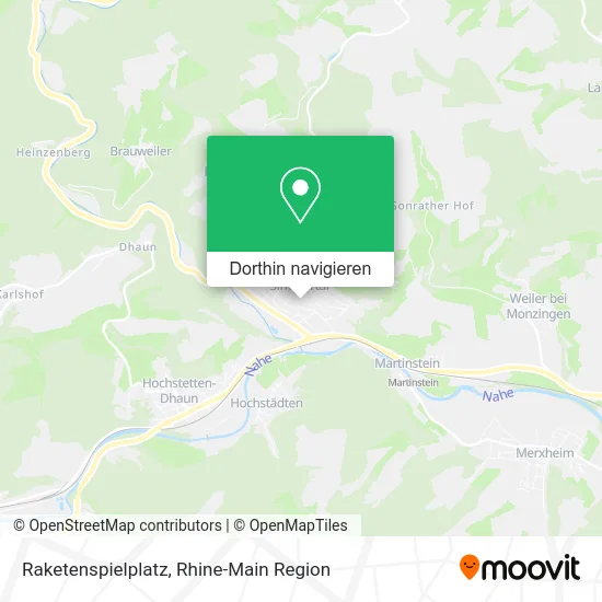 Raketenspielplatz Karte