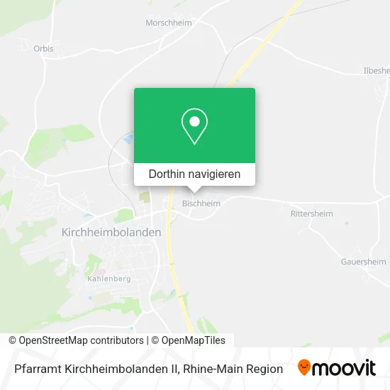 Pfarramt Kirchheimbolanden II Karte