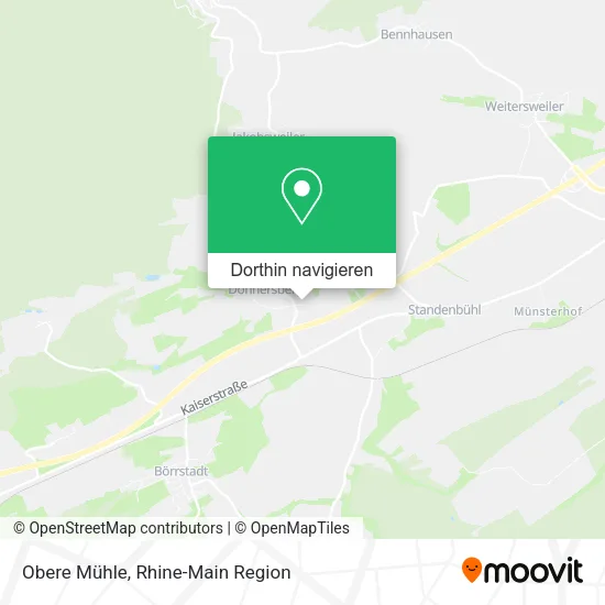 Obere Mühle Karte