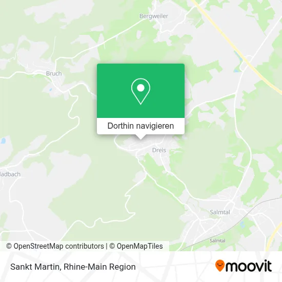 Sankt Martin Karte