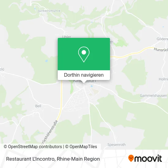 Restaurant L'Incontro Karte