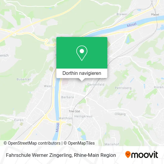 Fahrschule Werner Zingerling Karte