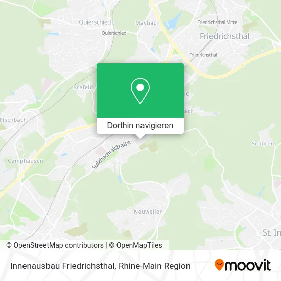 Innenausbau Friedrichsthal Karte