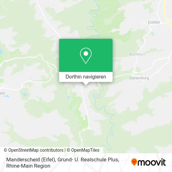 Manderscheid (Eifel), Grund- U. Realschule Plus Karte