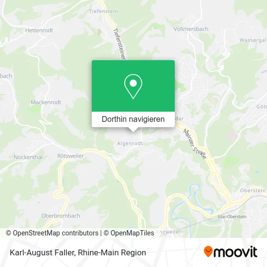 Karl-August Faller Karte