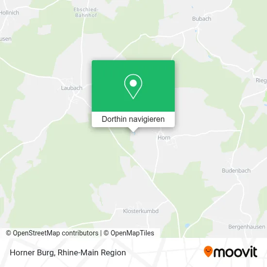 Horner Burg Karte