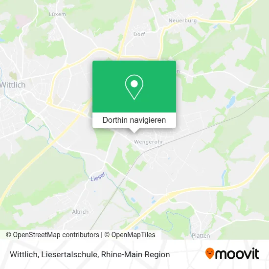 Wittlich, Liesertalschule Karte