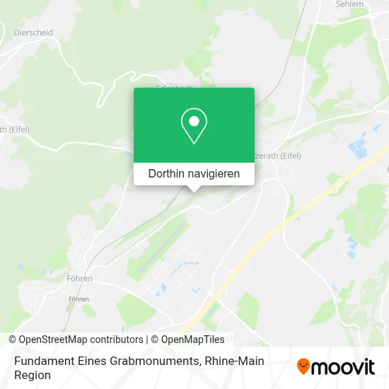 Fundament Eines Grabmonuments Karte